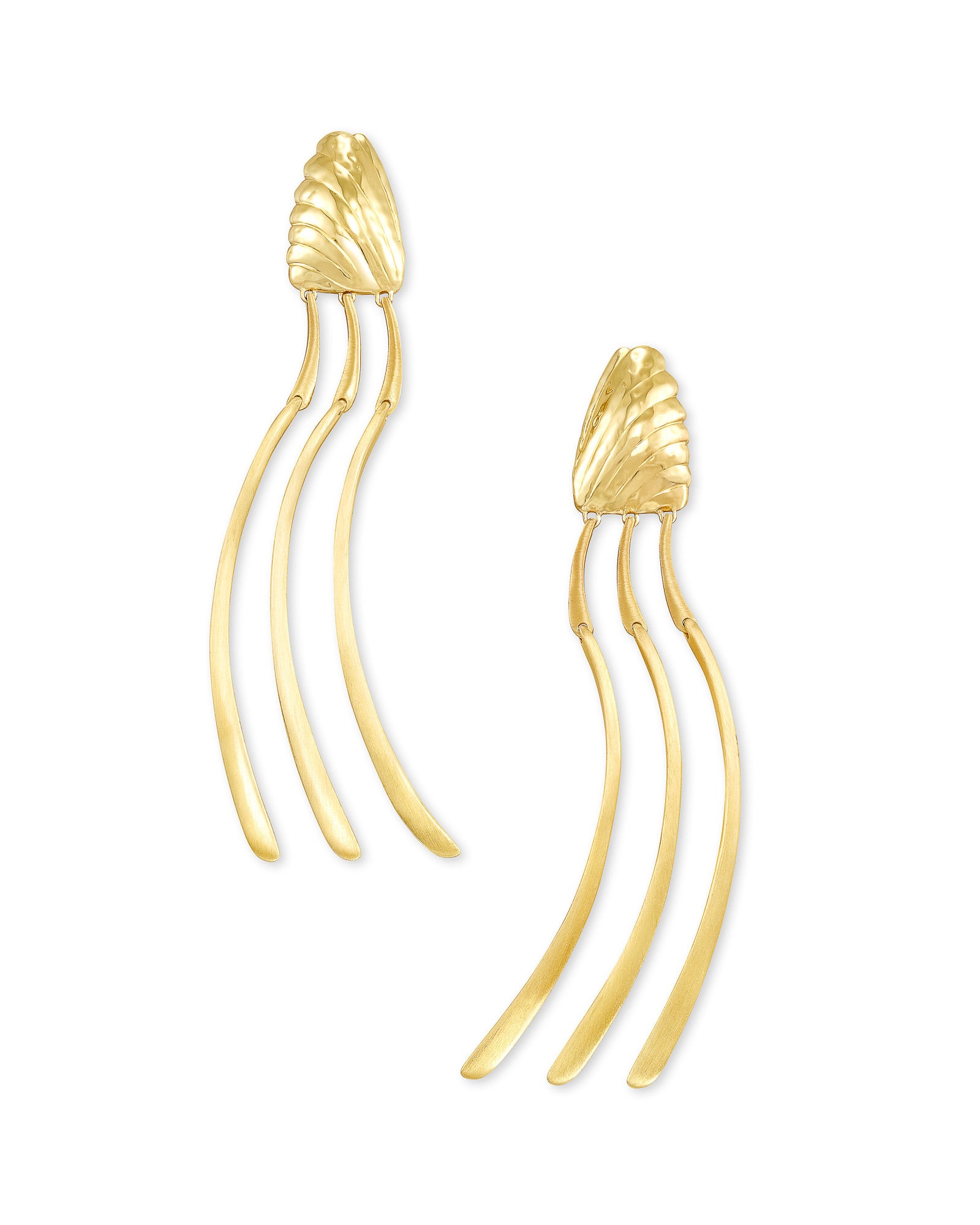 Kendra Scott Lori Linear Earrings in Gold | Metal